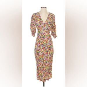 NWOT Rixo Multicolor Floral Dress